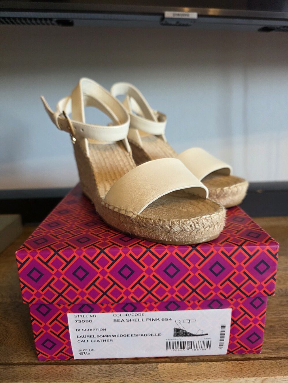 Tory Burch Wedge Espadrille Sandals